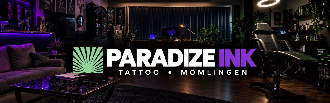 Paradize INK Tattoostudio Mömlingen Innenansicht des Paradize INK Tattoostudios in Mömlingen